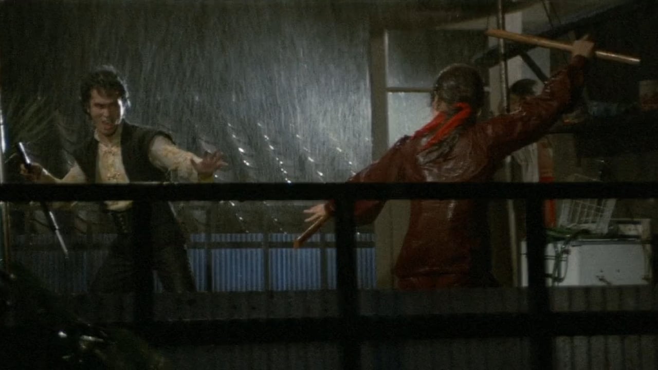 Backdrop for Sister Street Fighter: Hanging by a Thread