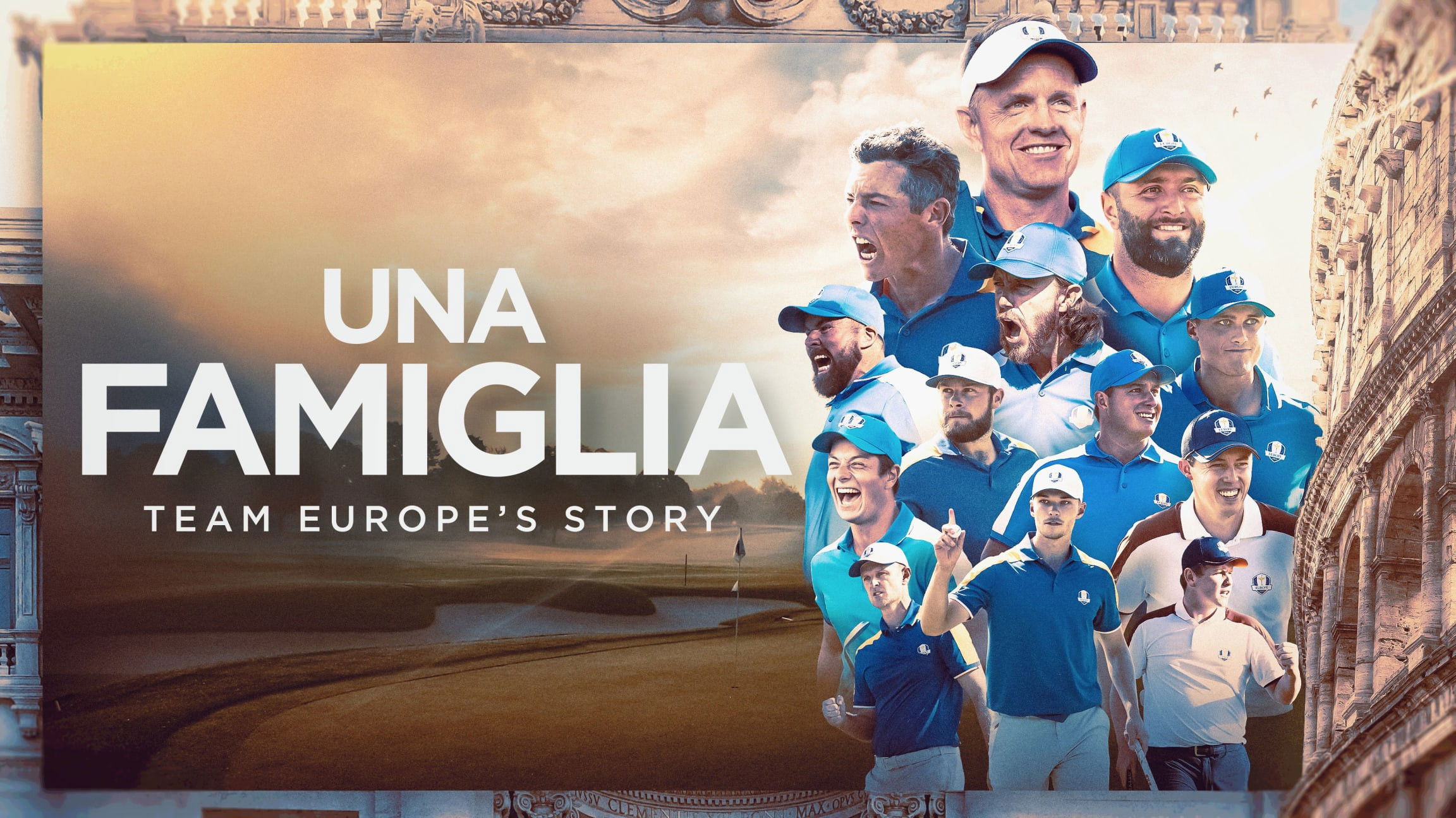 Backdrop for Una Famiglia | Team Europe's Story