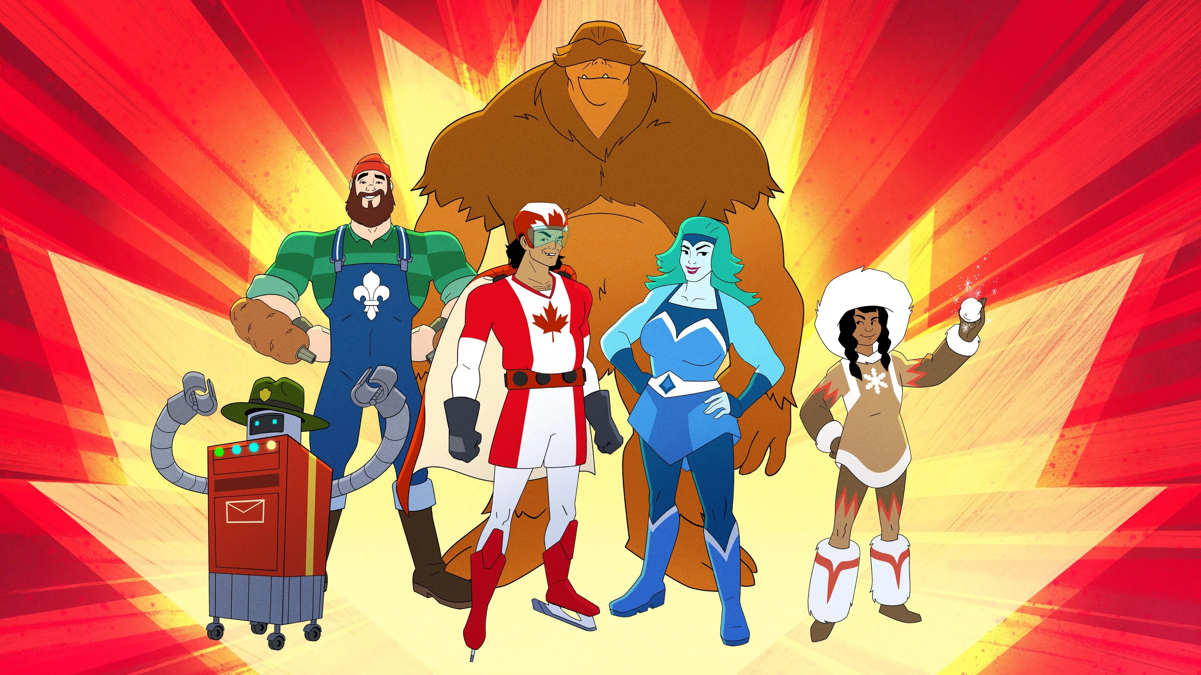 Backdrop for Super Team Canada