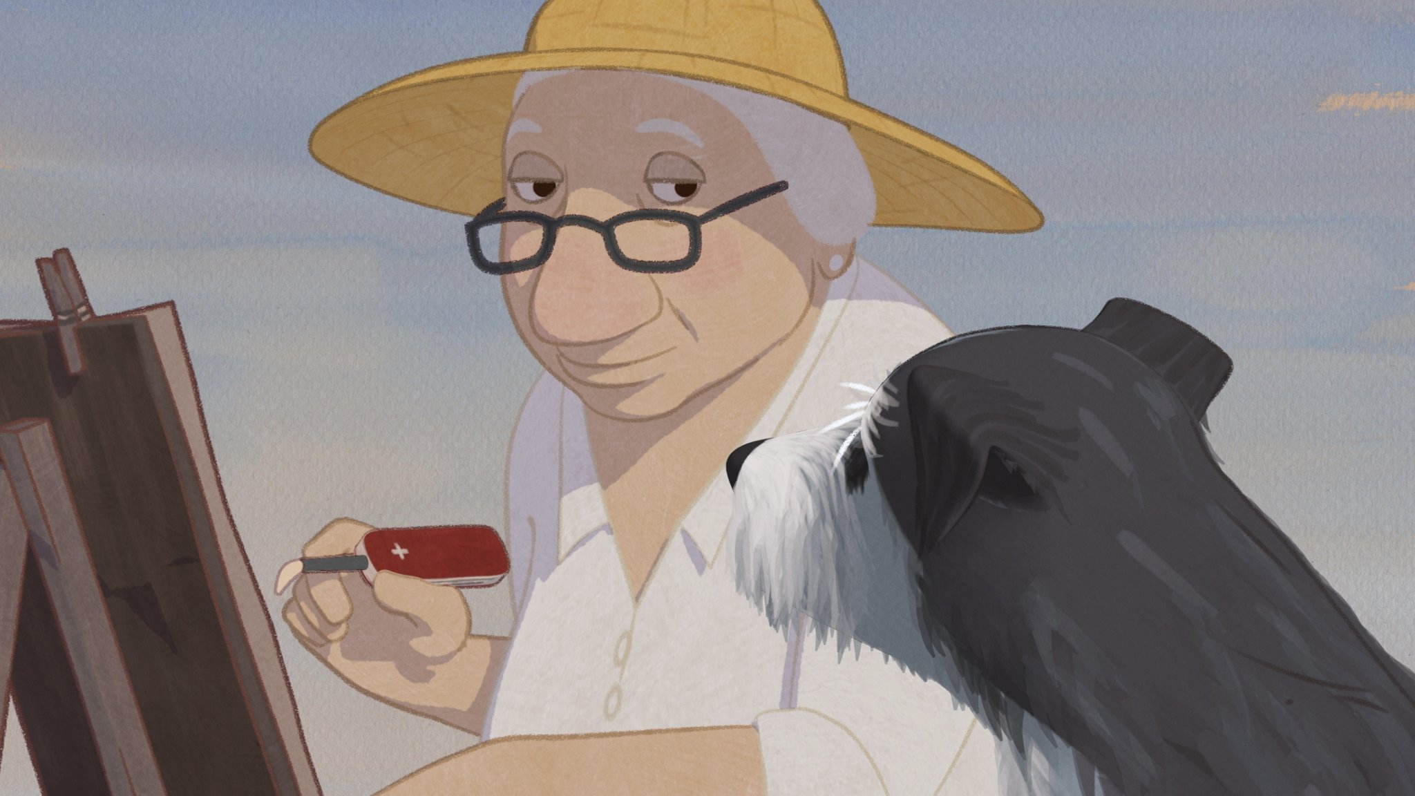 Backdrop for Louise by the Shore