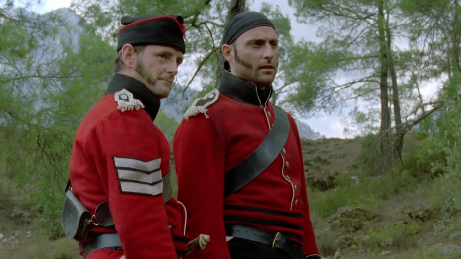 Backdrop for Sharpe's Mission