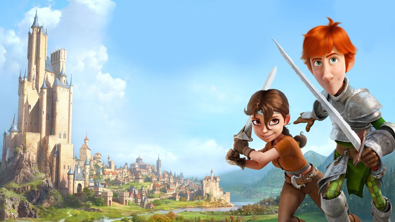 Backdrop for Justin and the Knights of Valour