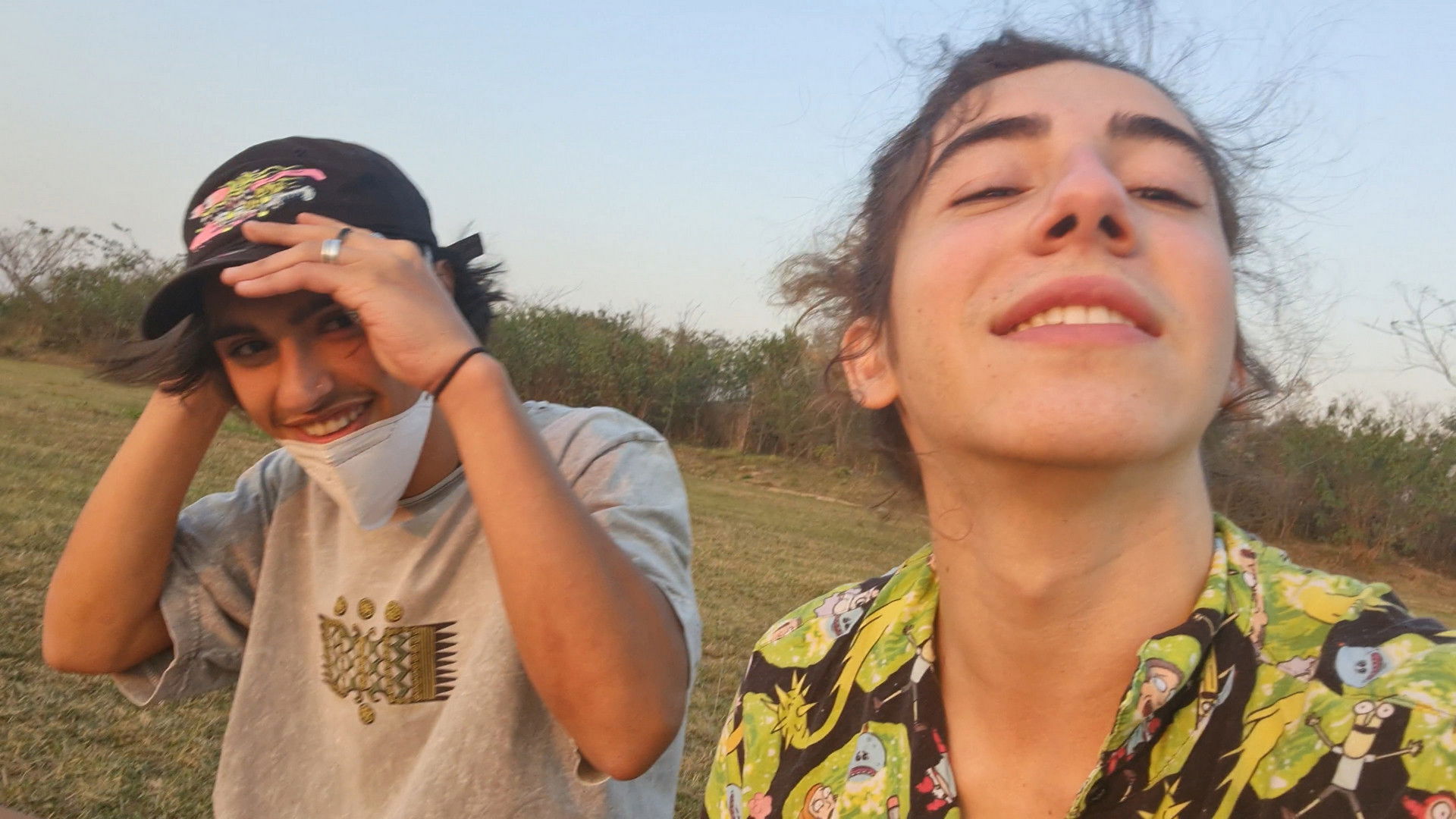 Backdrop for Xavier and Miguel