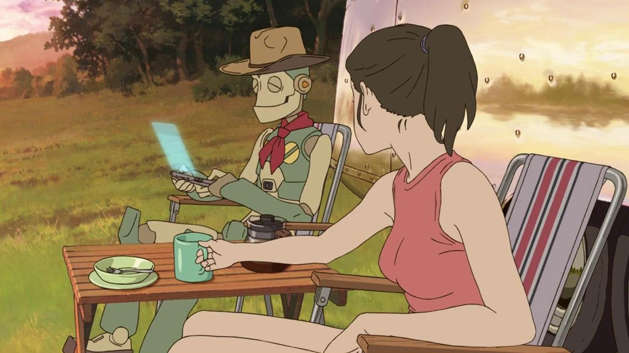 Backdrop for Robot on the Road