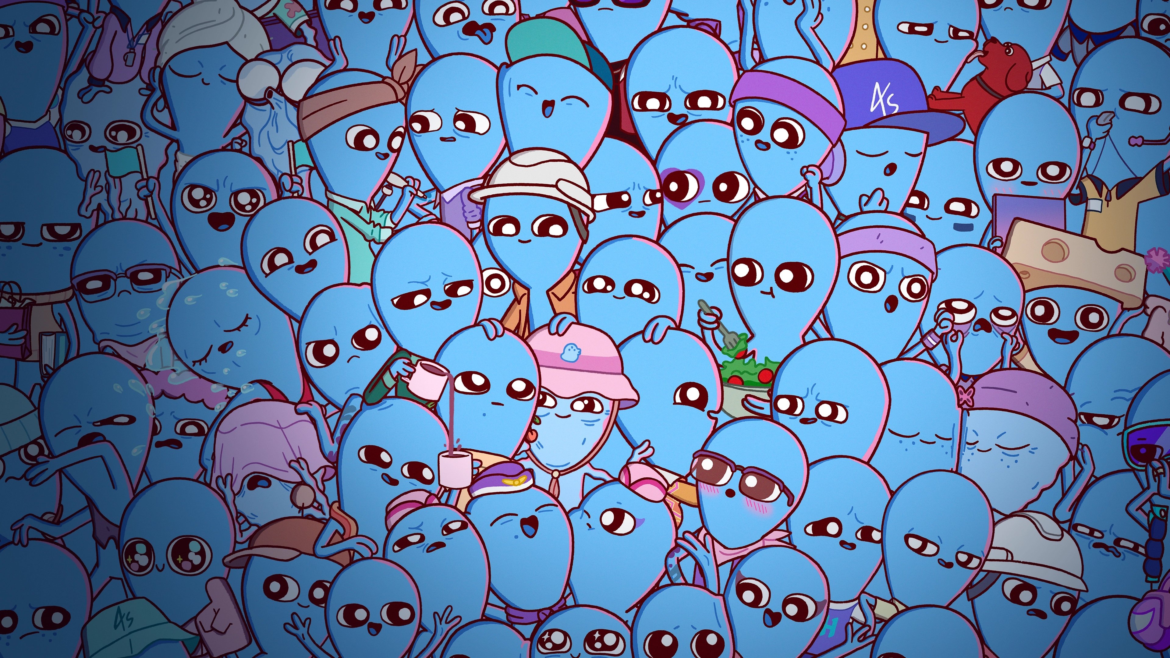 Backdrop for Strange Planet