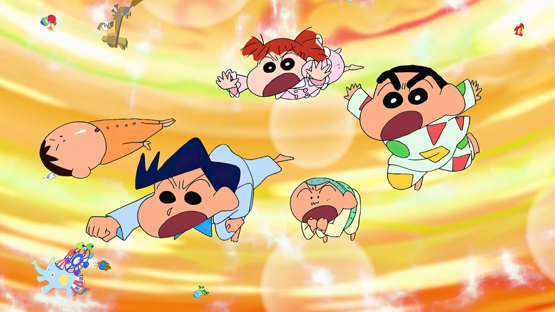 Backdrop for Crayon Shin-chan: Fast Asleep! Dreaming World Big Assault!