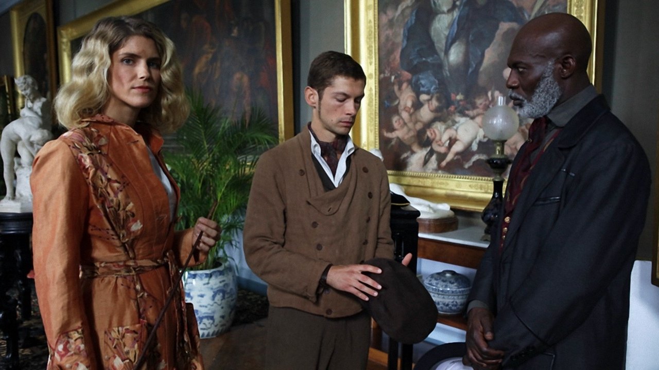 Backdrop for Mystery at the Louvre Museum