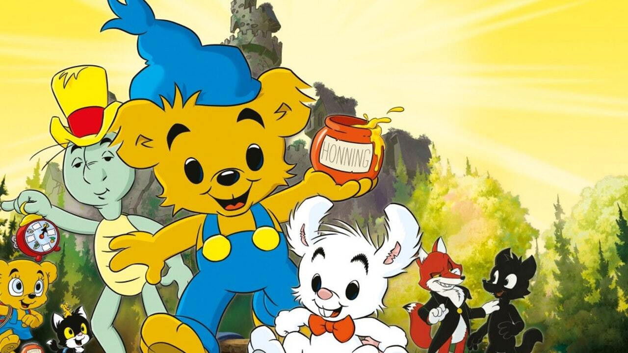 Backdrop for Bamse och tjuvstaden