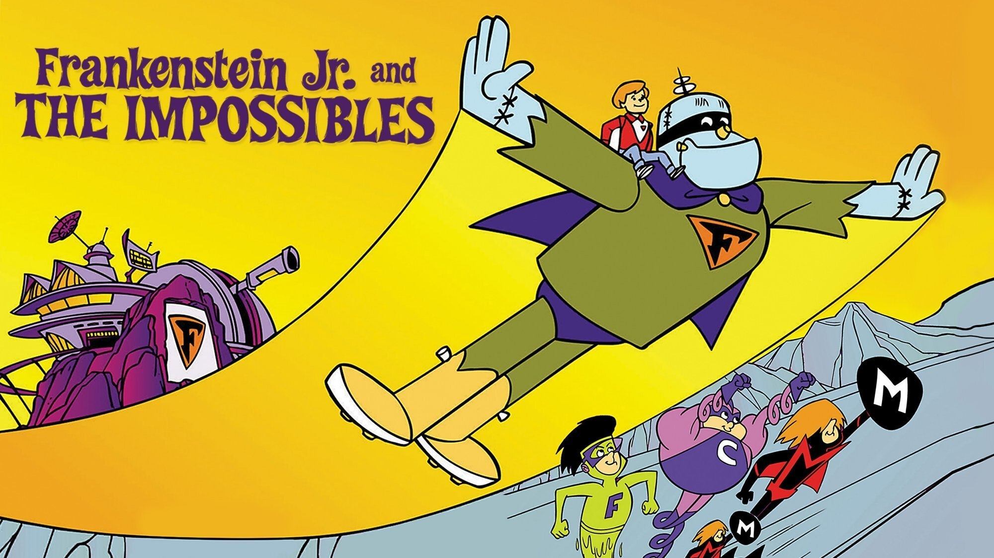 Backdrop for Frankenstein, Jr. and The Impossibles