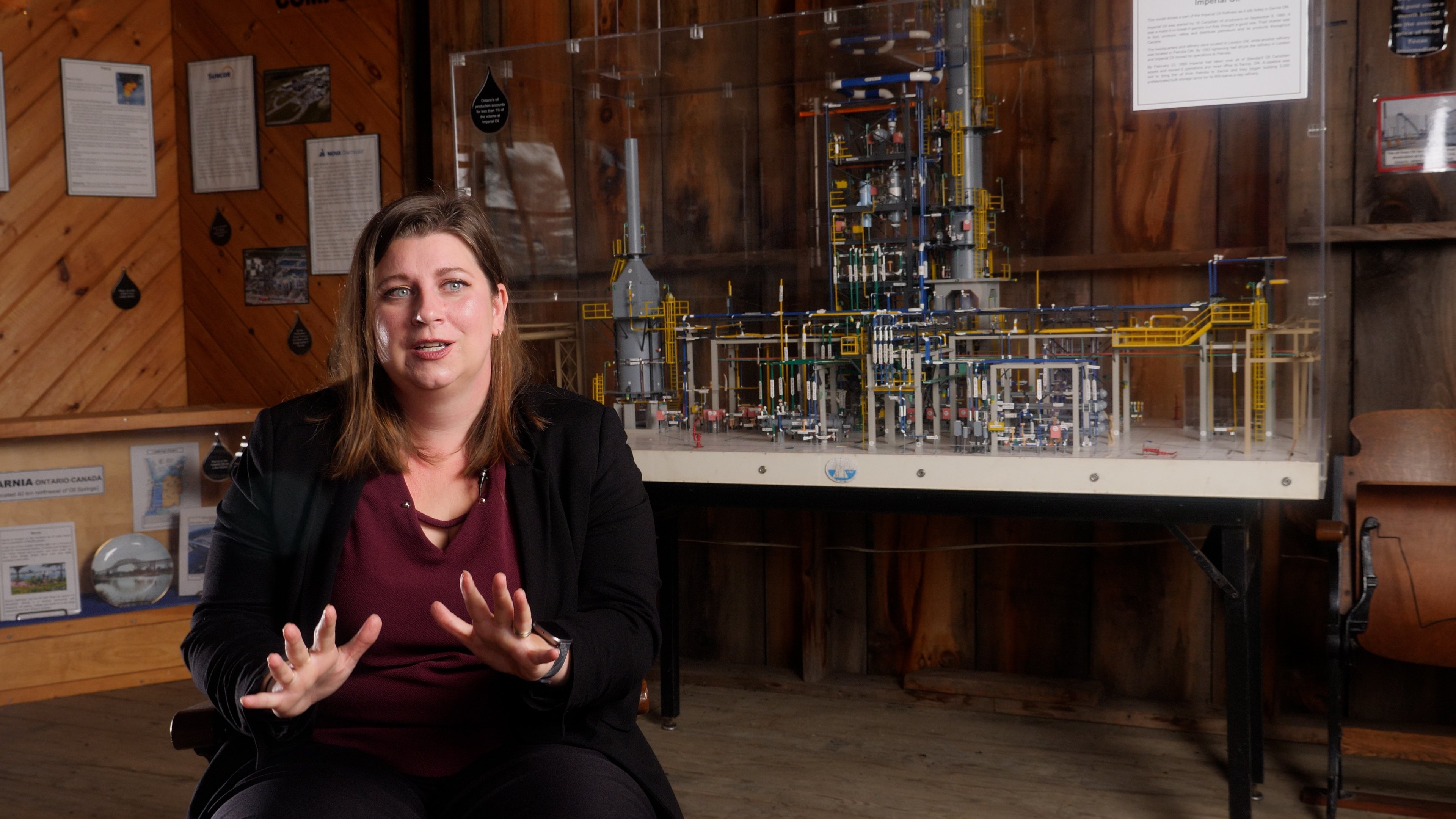 Backdrop for Oil Springs