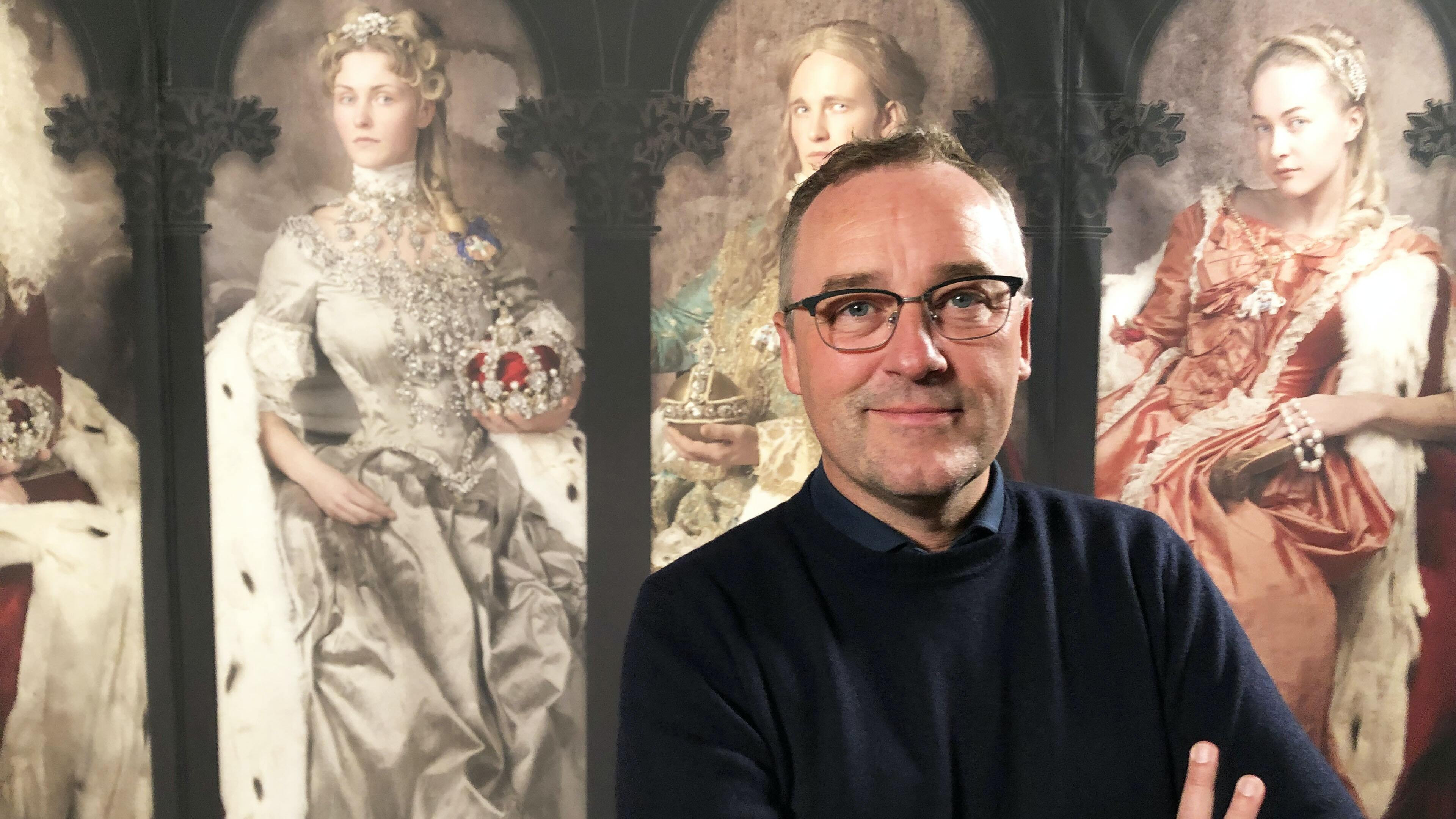 Backdrop for Ingemann og kongerækken