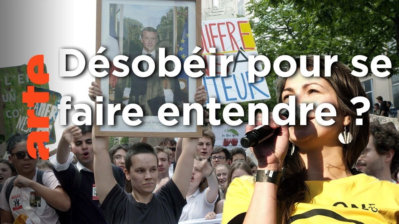 Backdrop for Désobéissant.e.s!