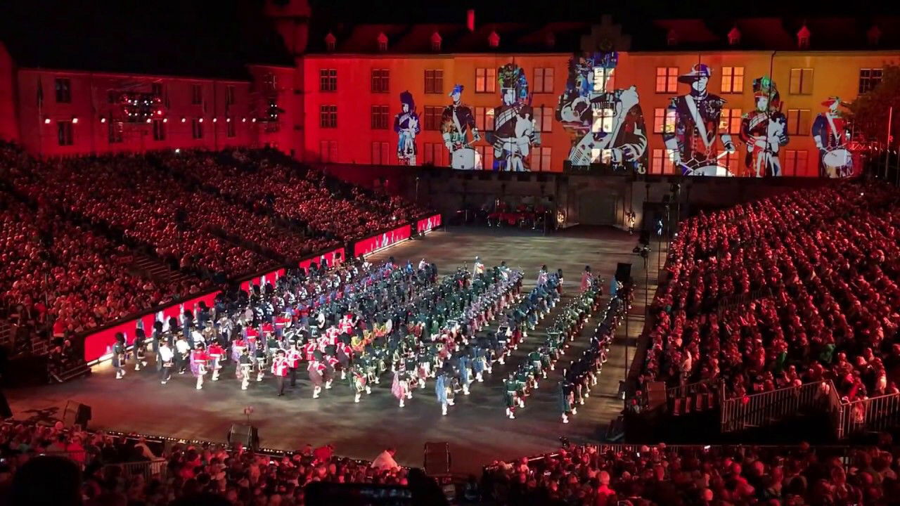 Backdrop for Basel Tattoo 2017