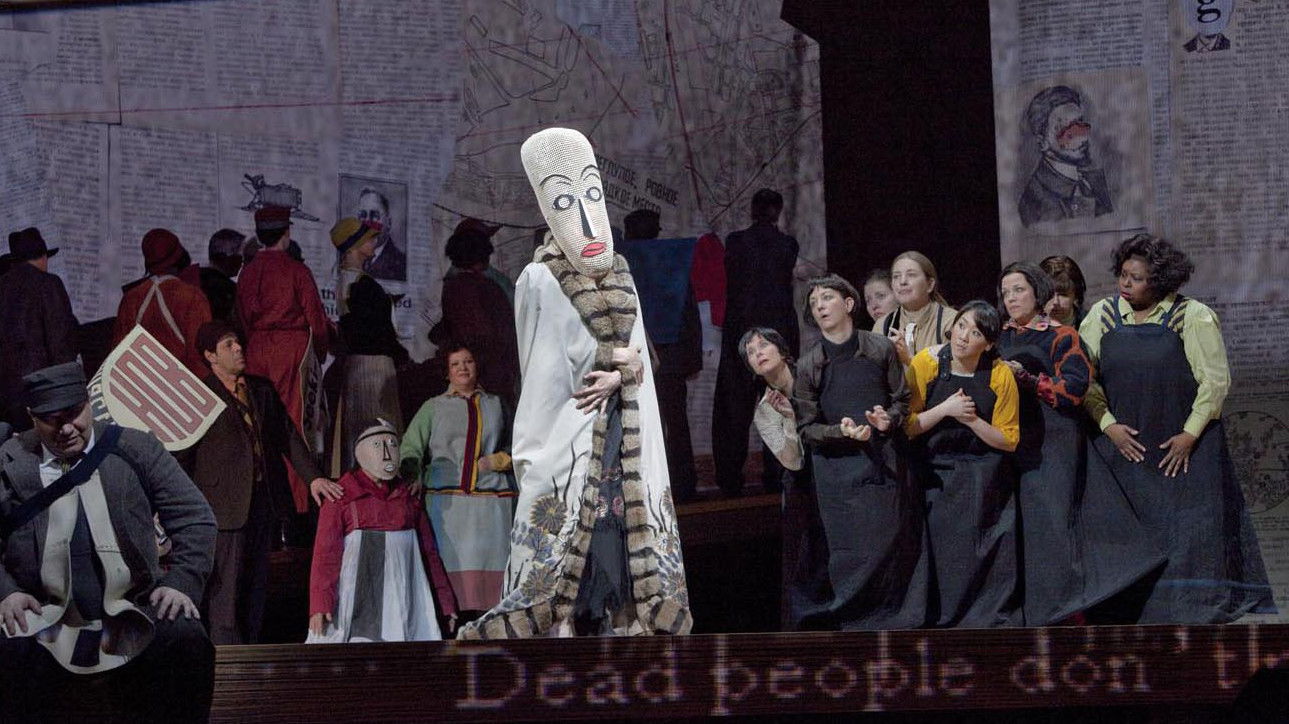 Backdrop for The Metropolitan Opera: The Nose