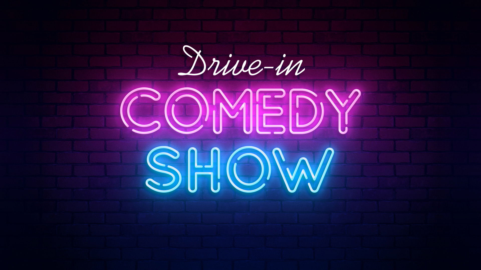 Backdrop for Drive-in Comedy Show