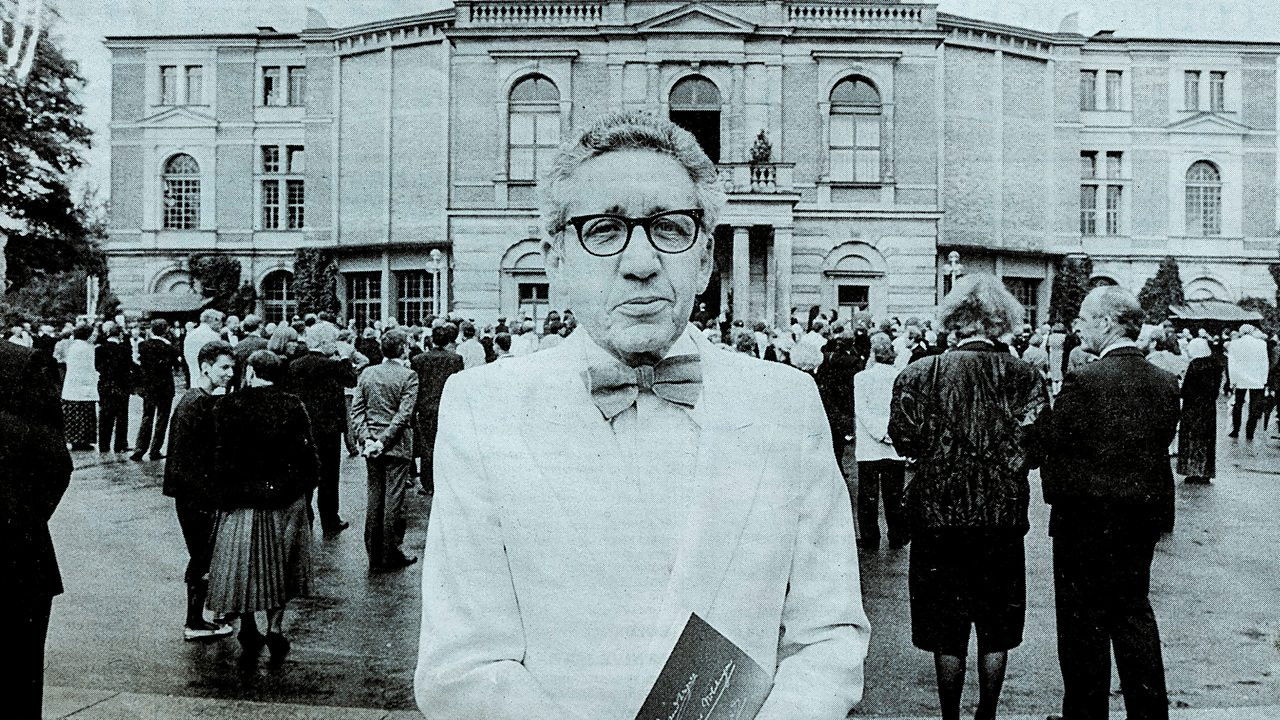 Backdrop for The Remarkable Journey of Bernard Levin