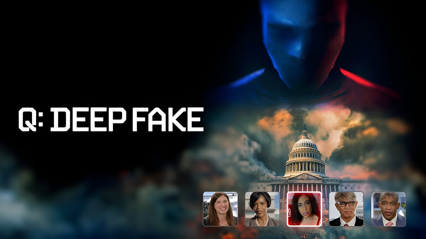 Backdrop for Q: Deep Fake
