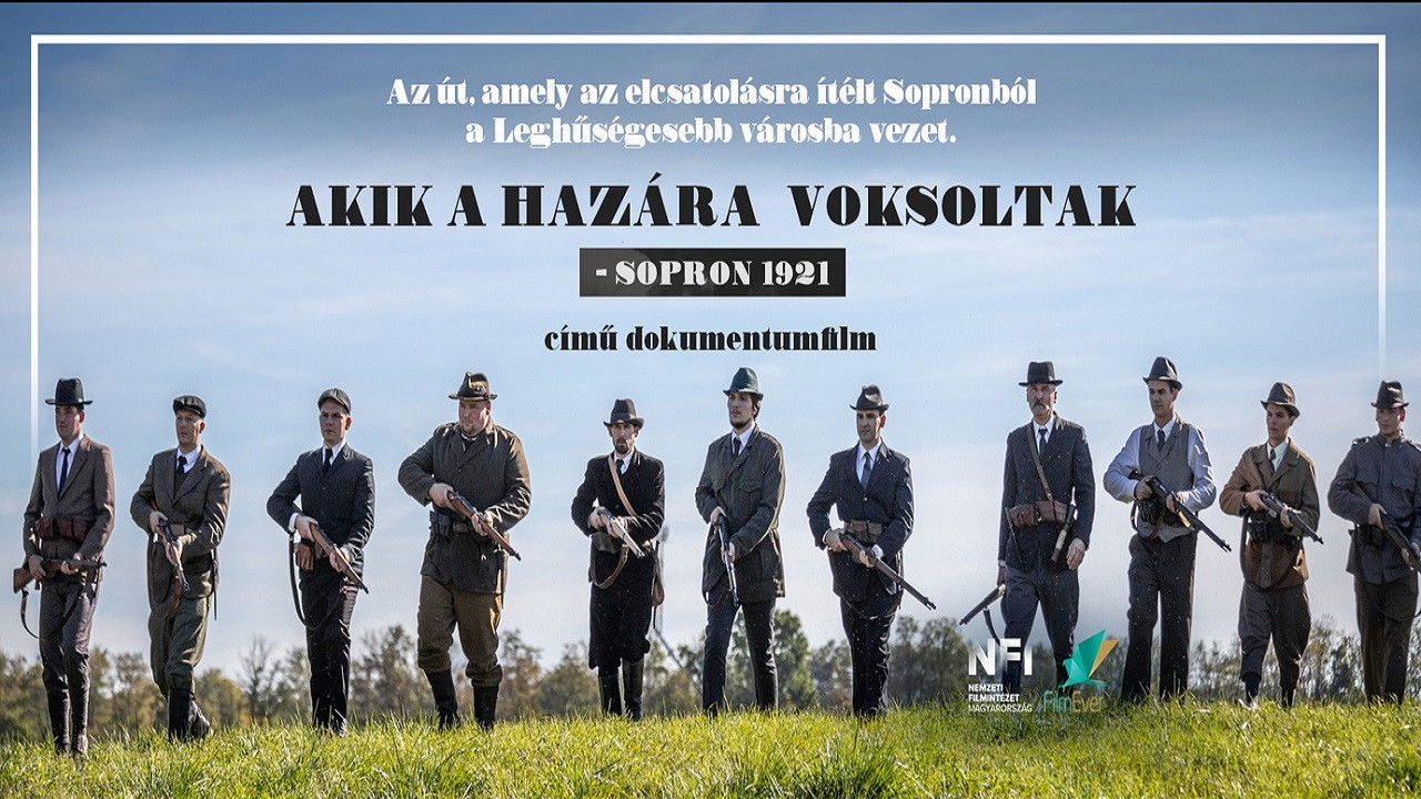Backdrop for Akik a hazára voksoltak - Sopron 1921