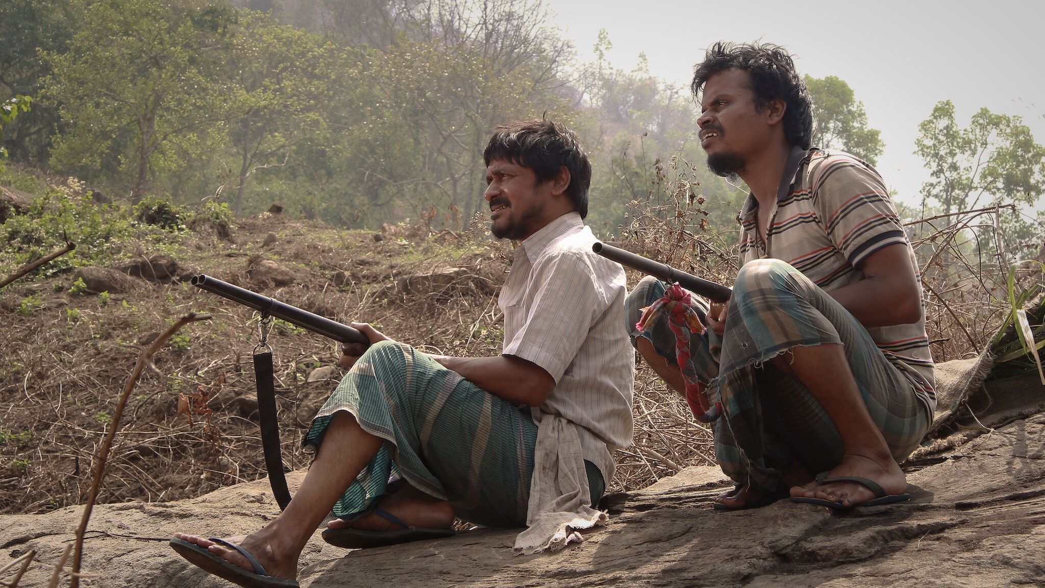 Backdrop for III Smoking Barrels