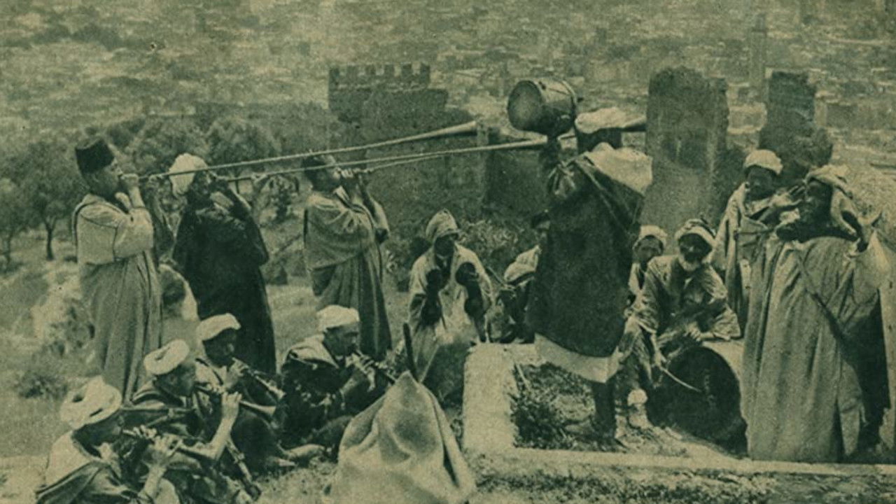 Backdrop for Moon over Morocco