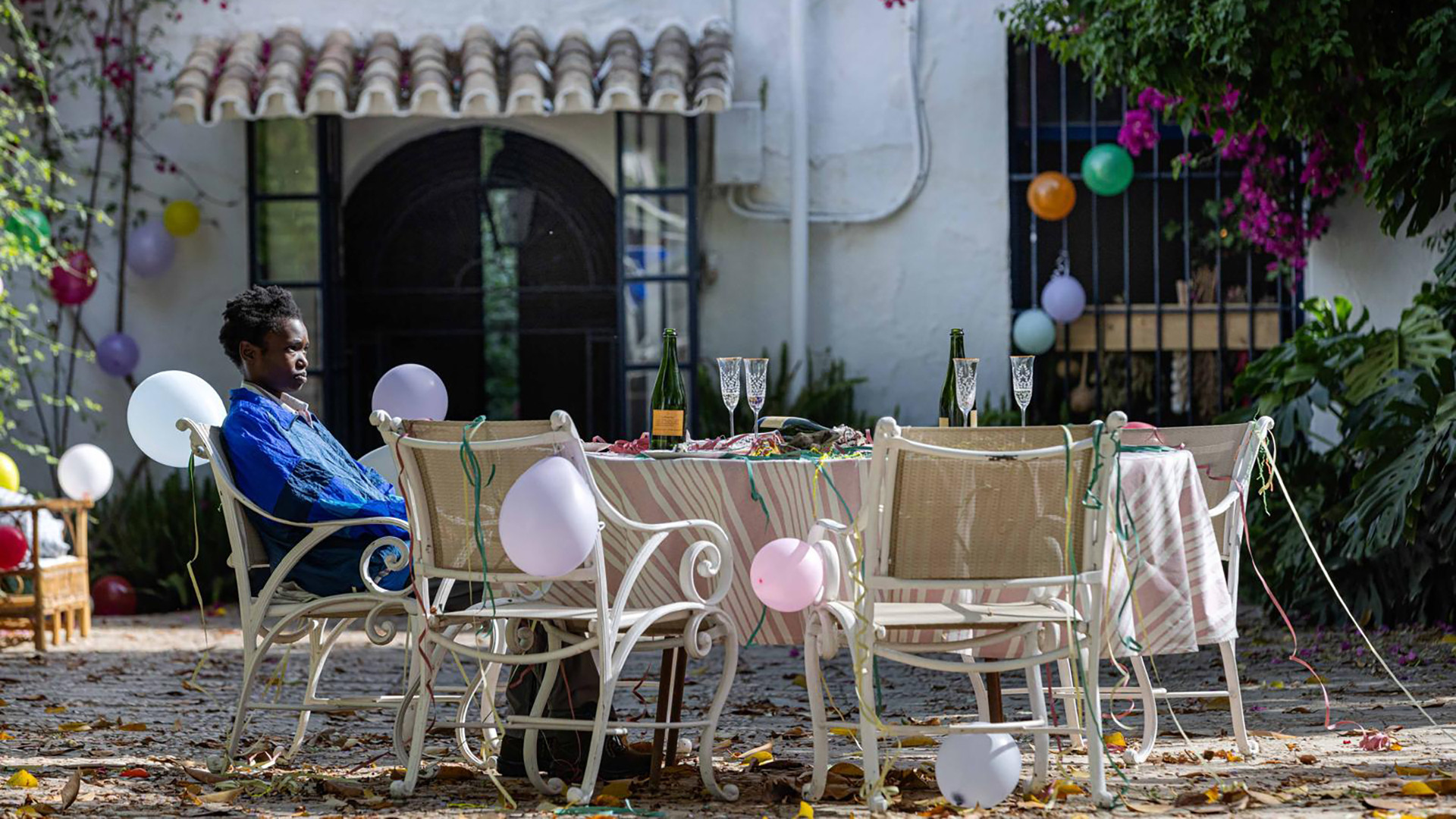 Backdrop for The Party's Over