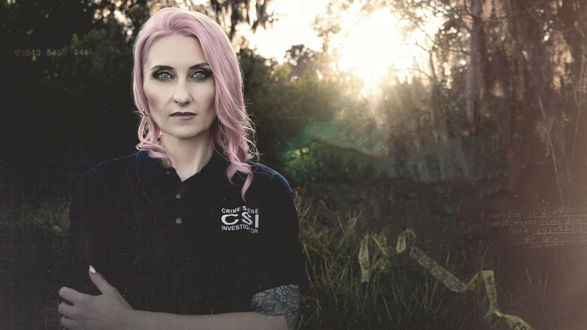 Backdrop for Crime Scene Confidential