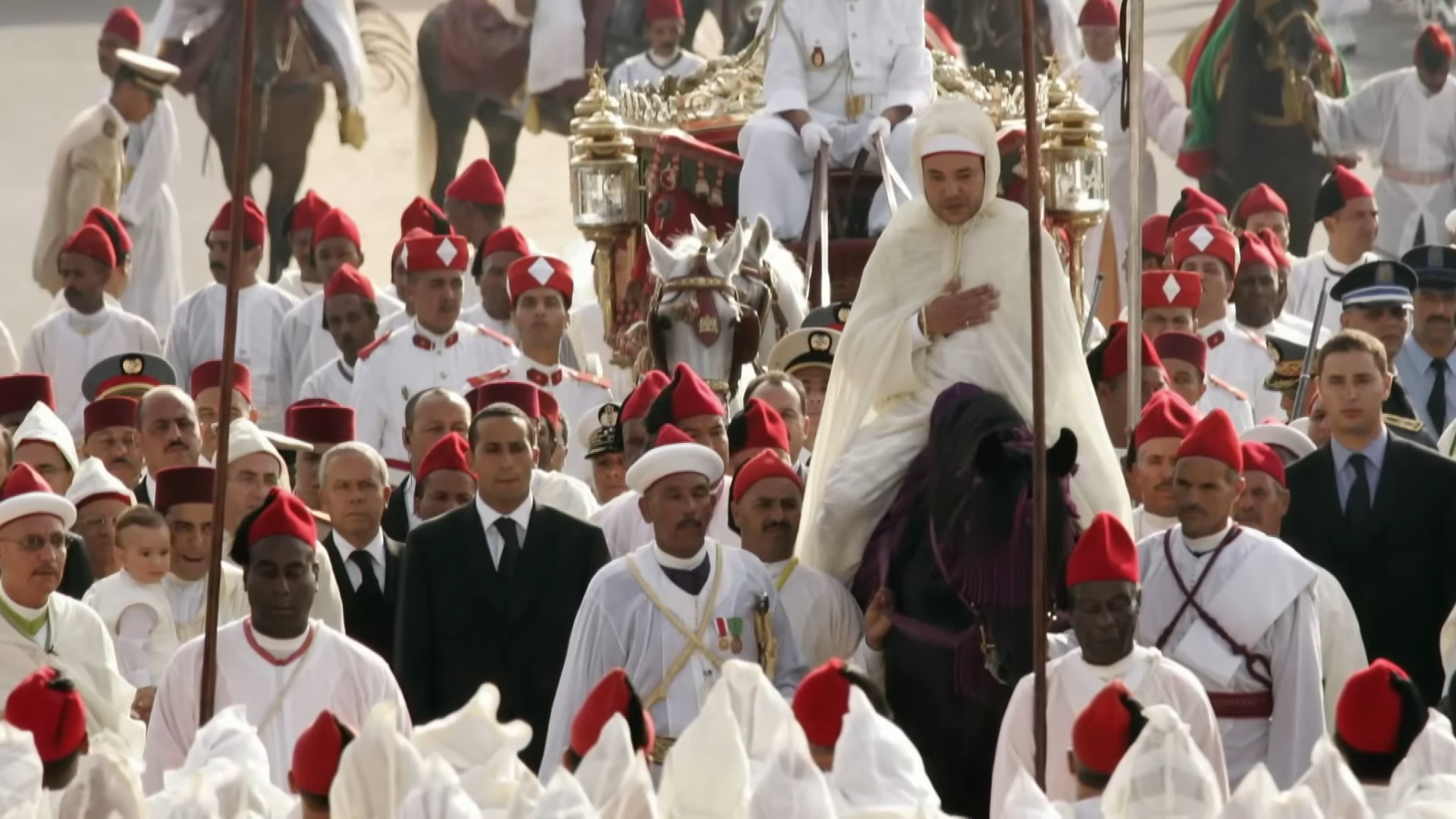 Backdrop for King of Morocco, the secret reign