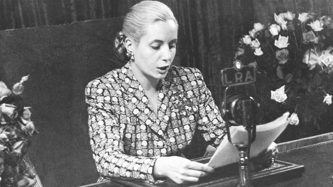 Backdrop for Eva Perón, icône et pasionaria