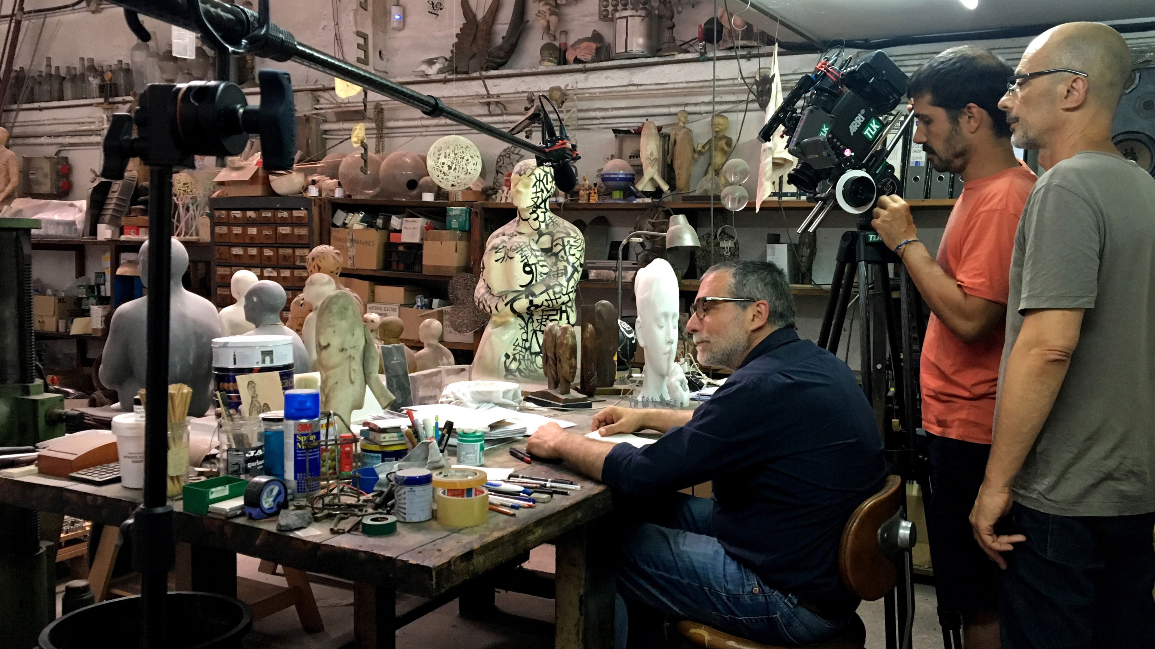 Backdrop for Jaume Plensa: Can You Hear Me?