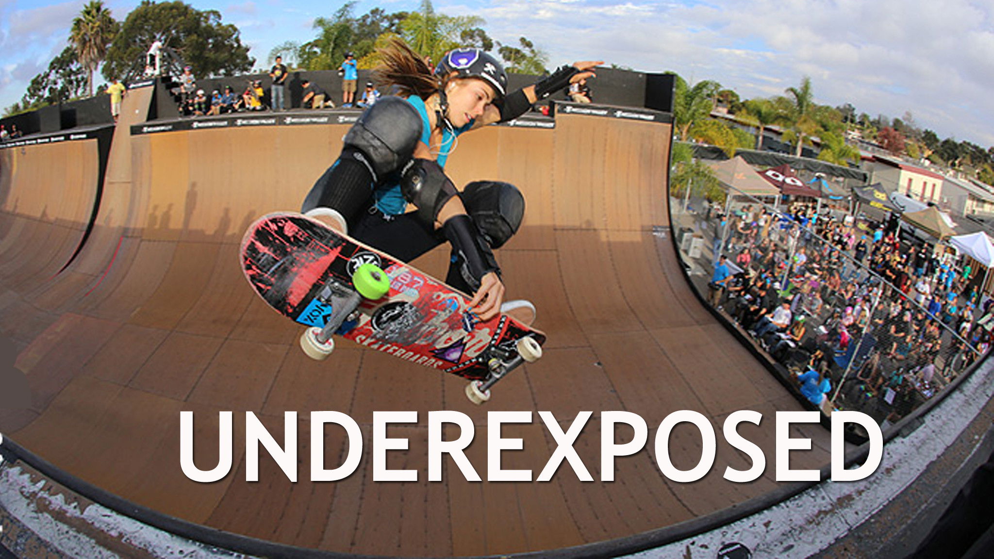 Backdrop for Underexposed: A Women's Skateboarding Documentary