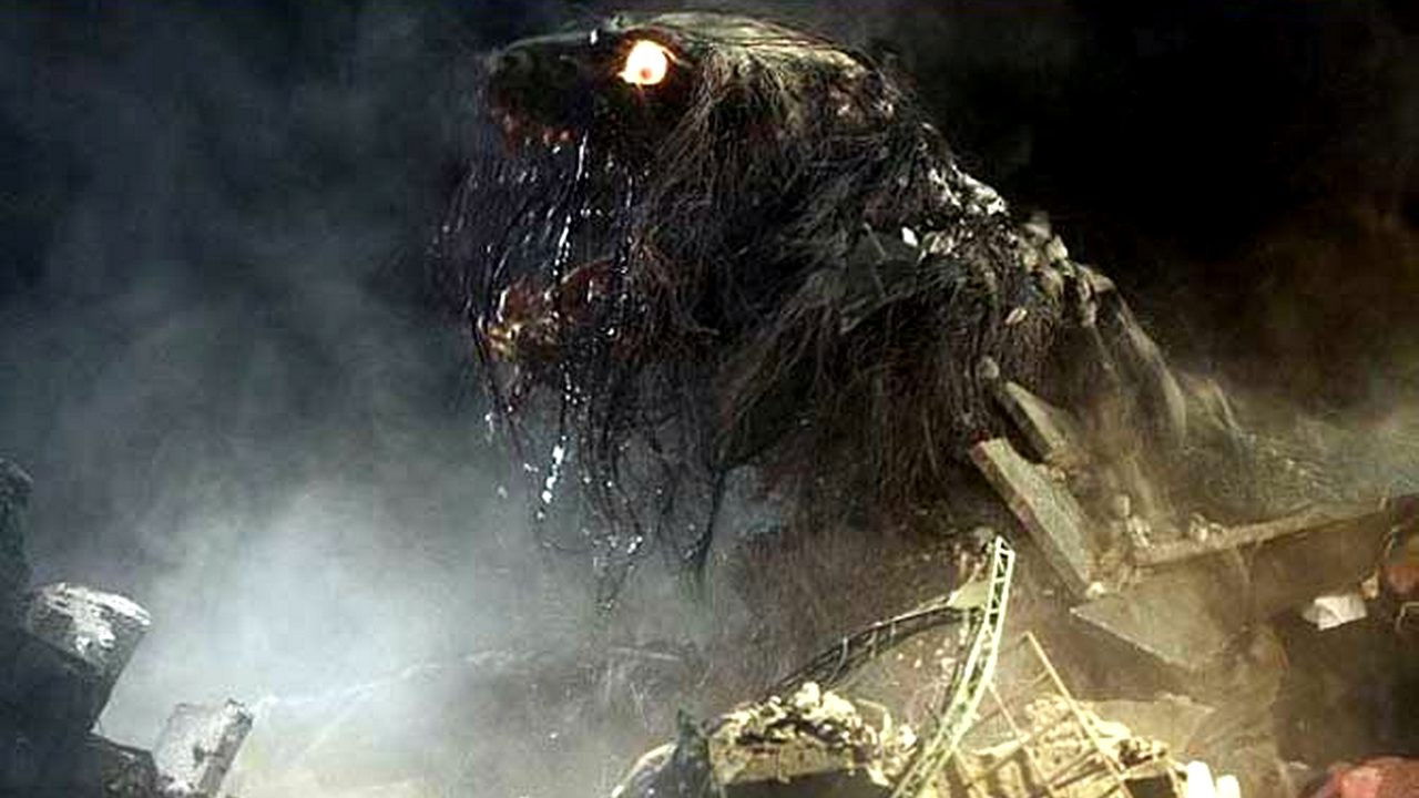 Backdrop for Geharha: The Dark and Long-Haired Monster