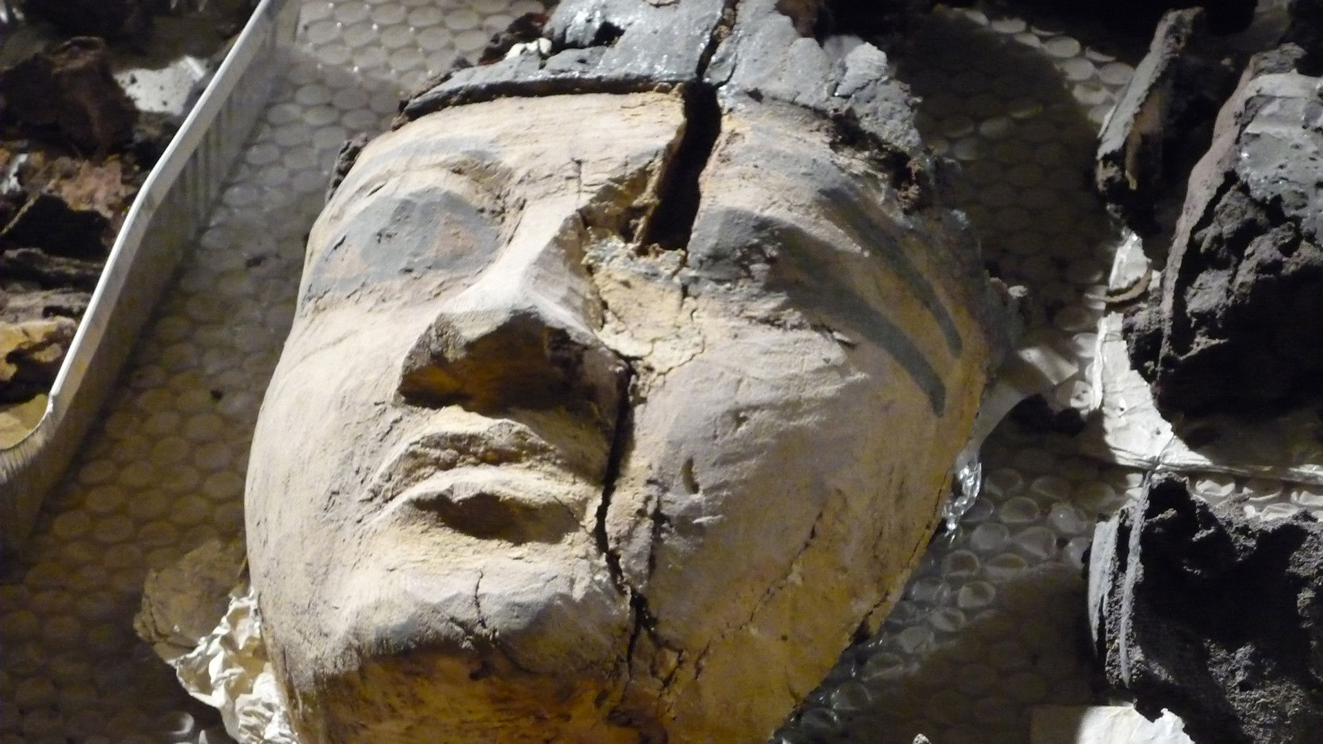 Backdrop for Egypt's Mystery Chamber