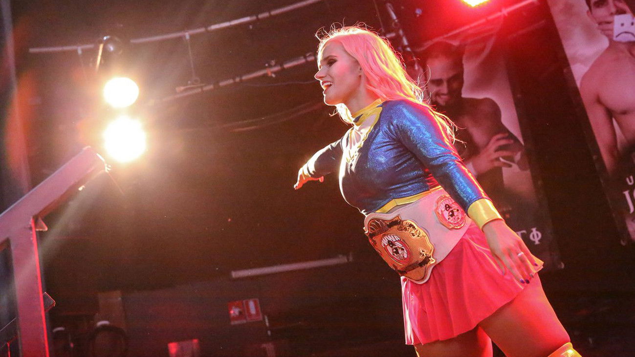 Backdrop for PWWA Champions United