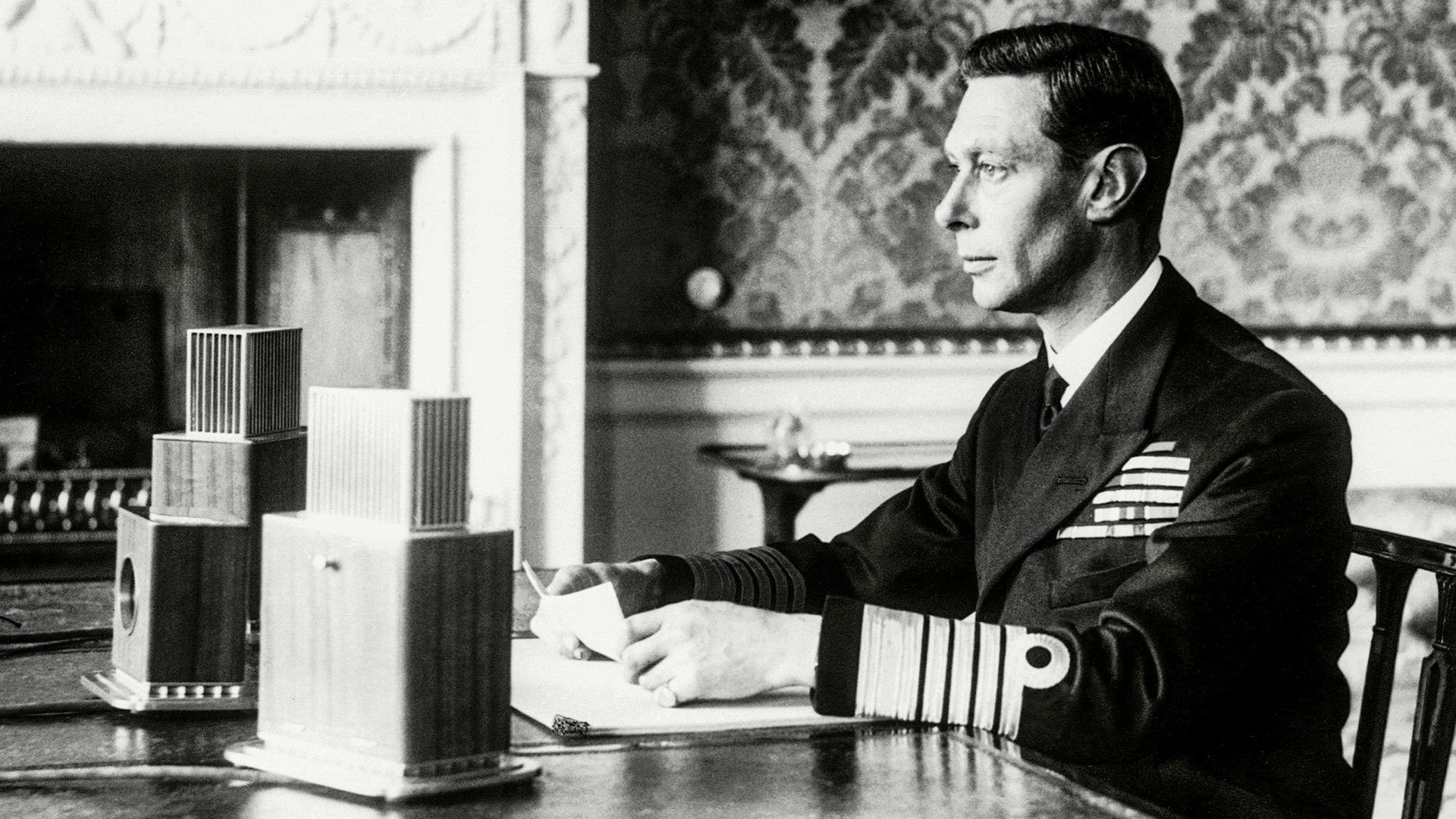 Backdrop for King George VI: The Accidental King