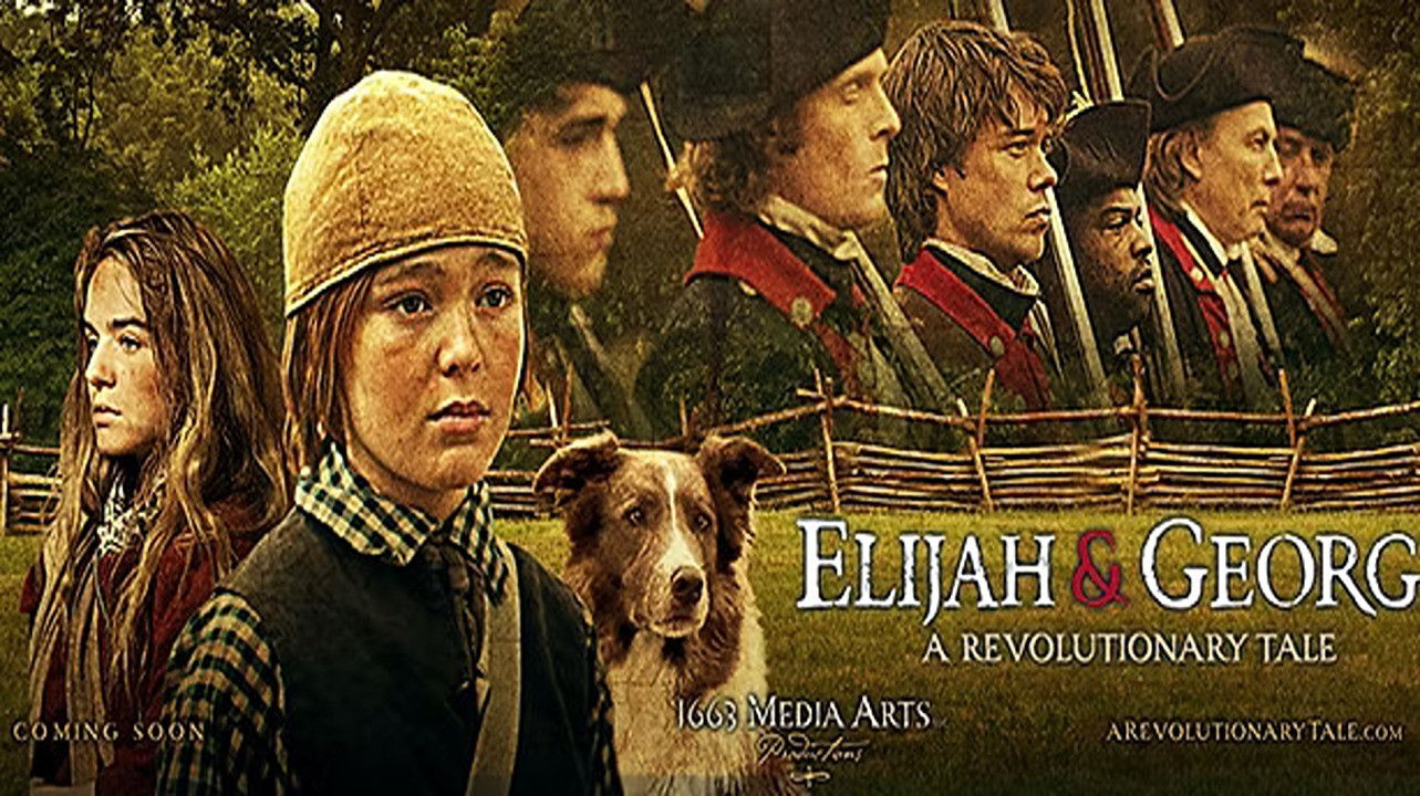 Backdrop for Elijah and George: A Revolutionary Tale