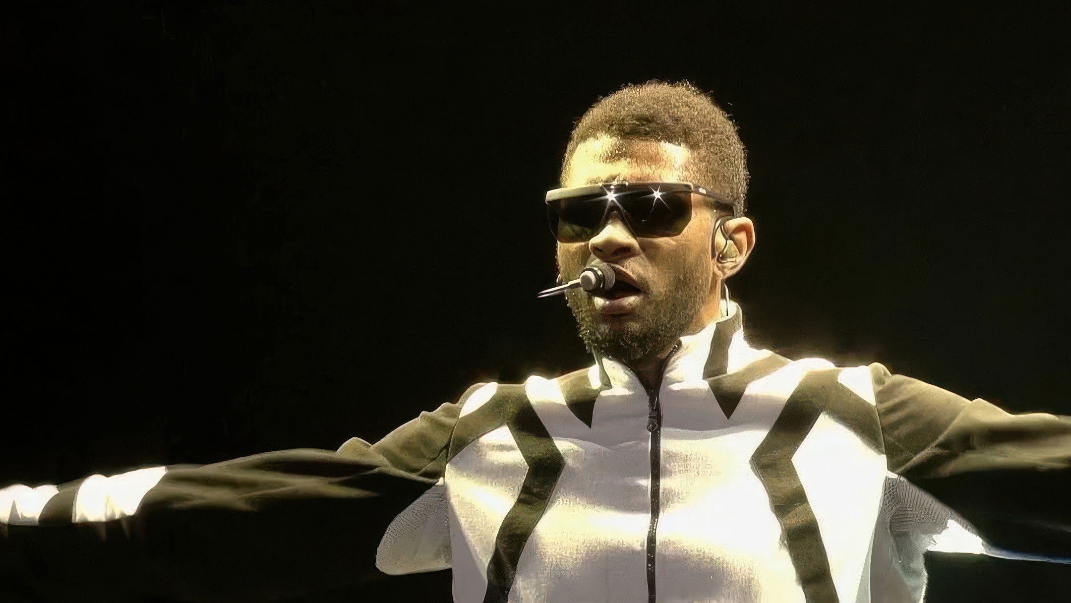 Backdrop for Usher - OMG Tour (Live from London)