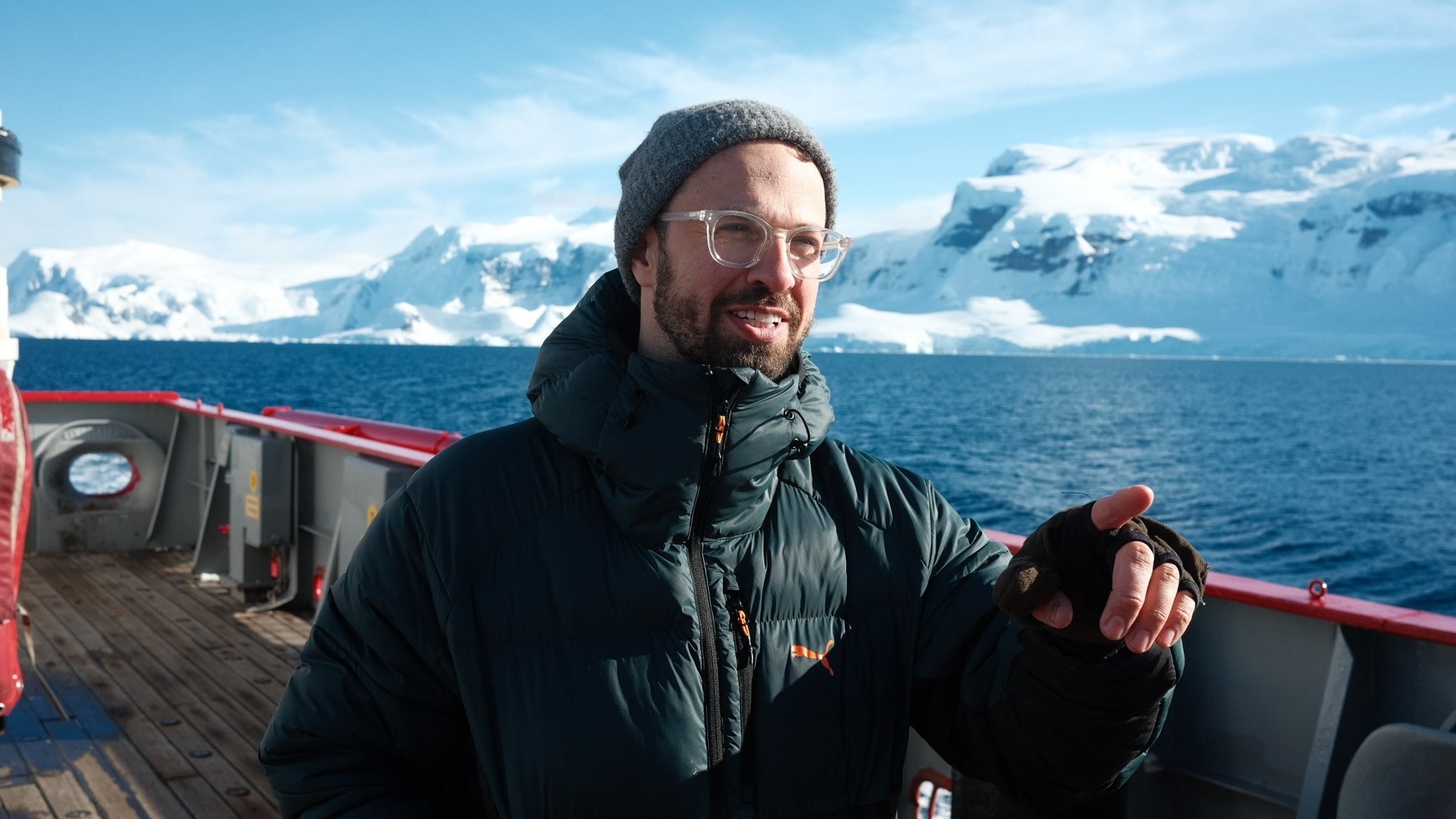 Backdrop for Antarctica