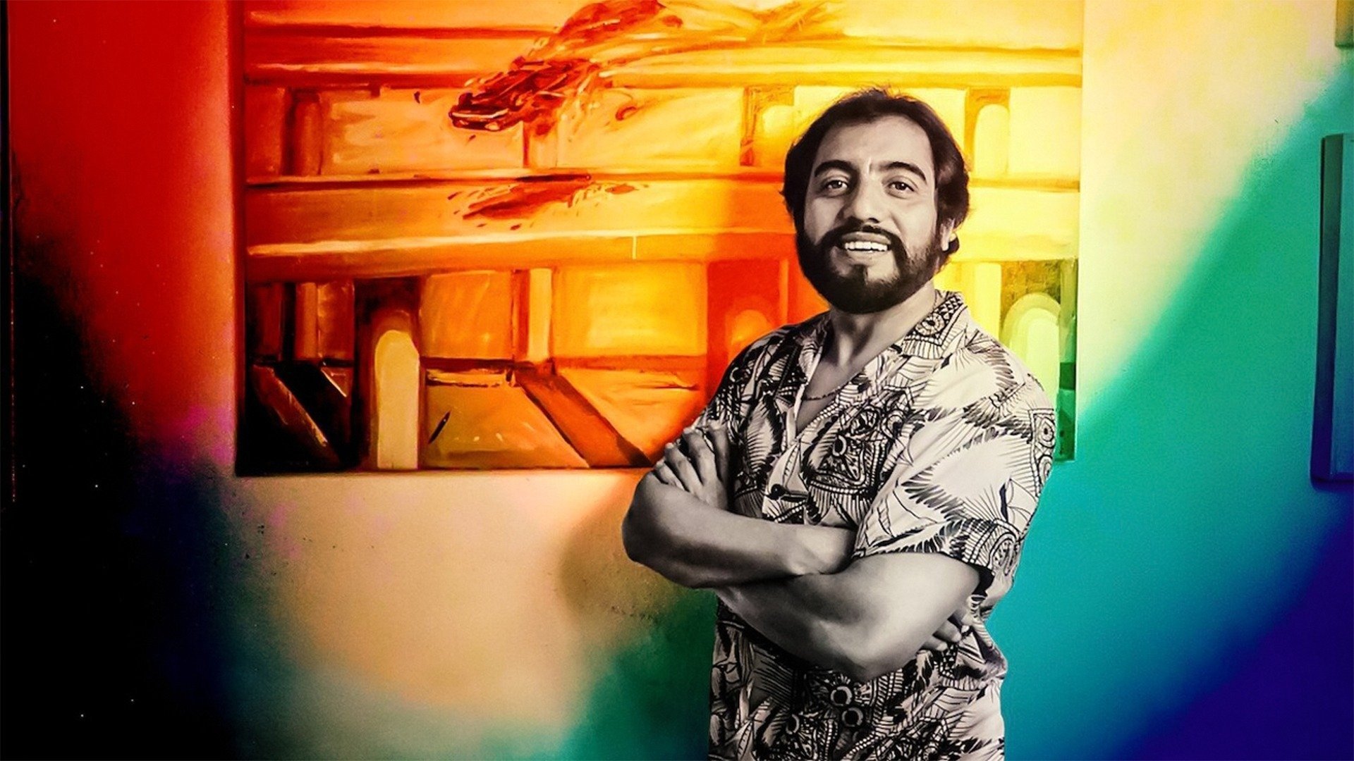 Backdrop for Carlos Almaraz: Playing with Fire