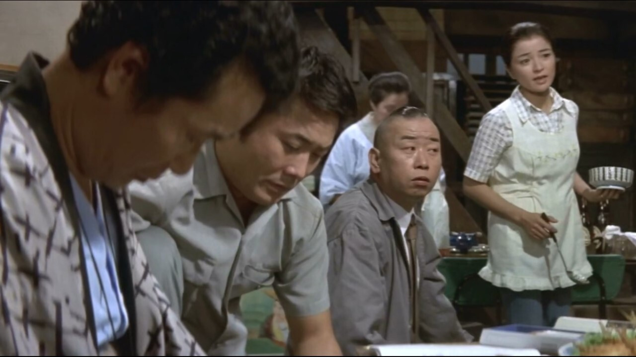 Backdrop for Tora-san's Sunrise and Sunset