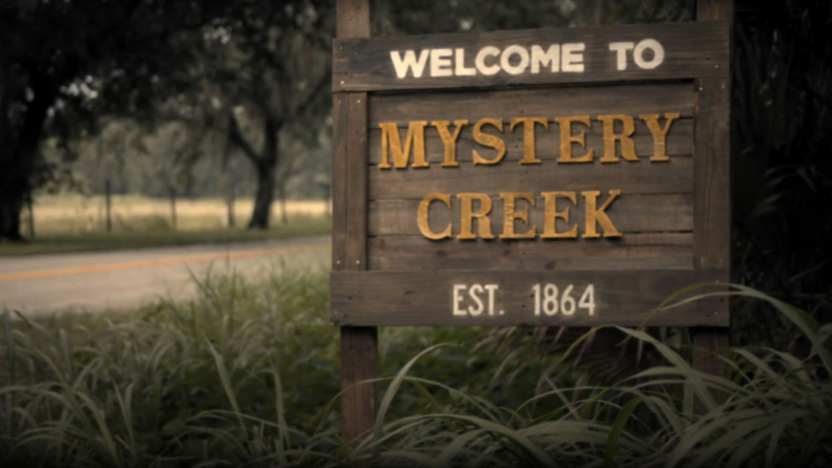 Backdrop for Mystery Creek