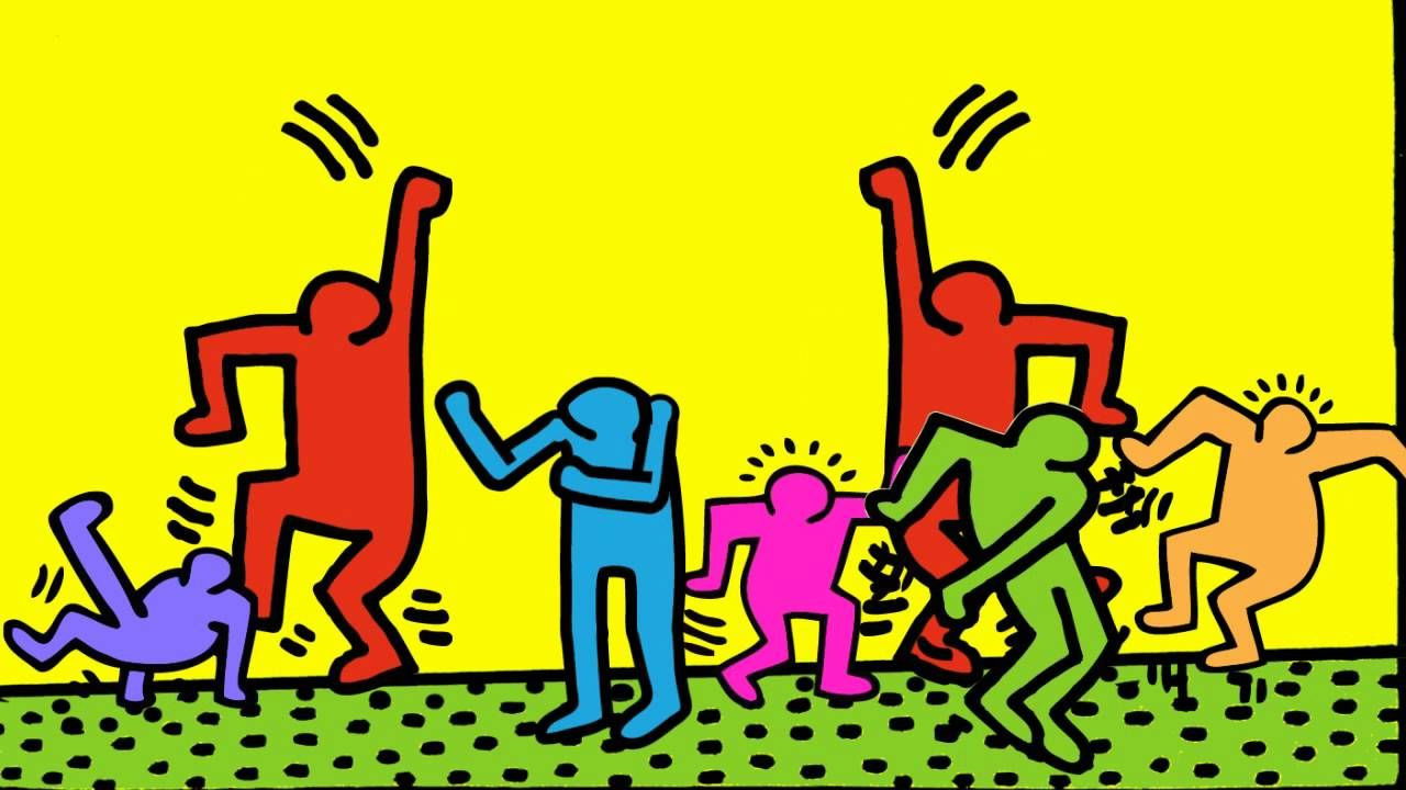 Backdrop for Drawing the Line: A Portrait of Keith Haring