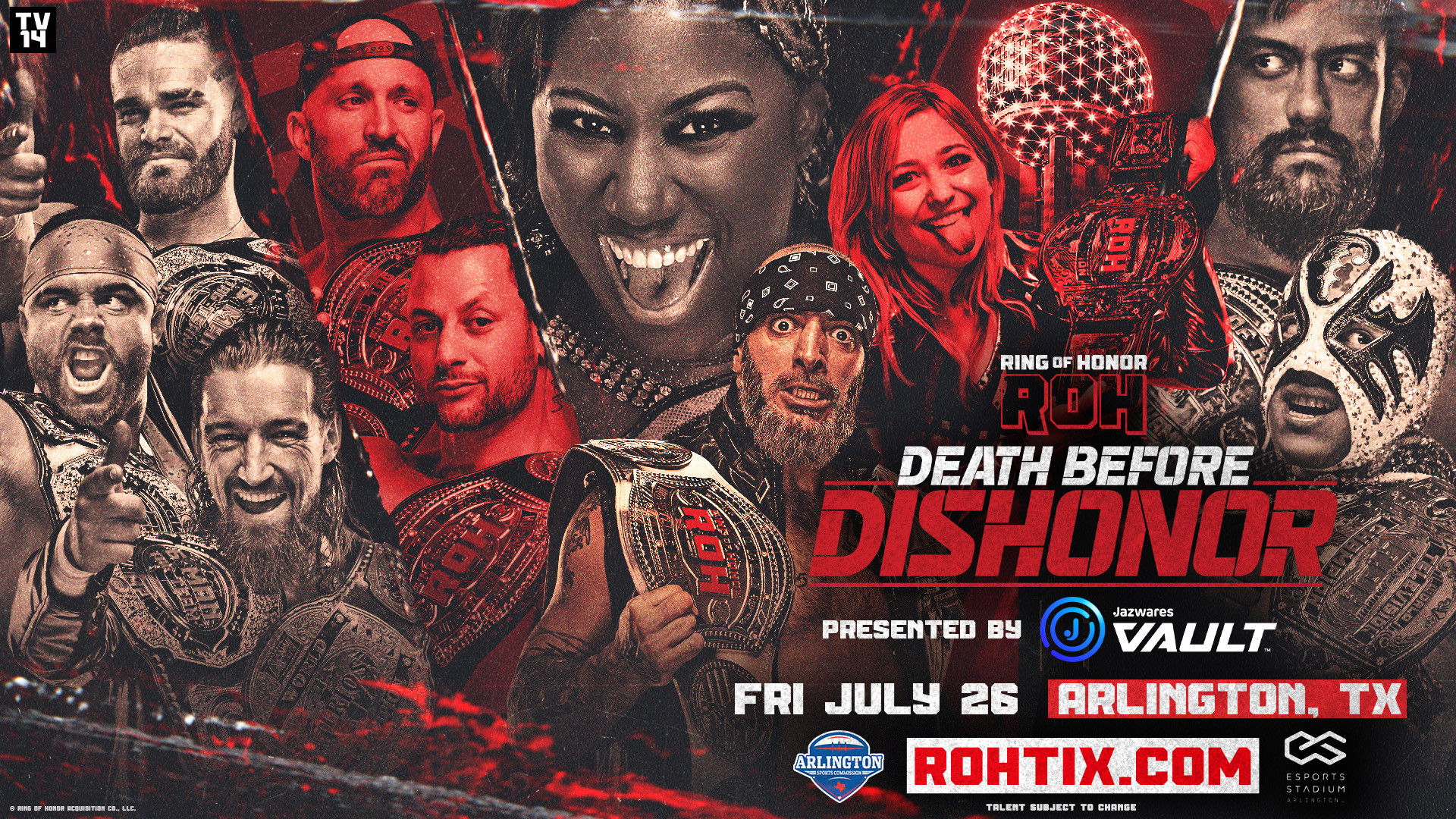 Backdrop for ROH: Death Before Dishonor 2024
