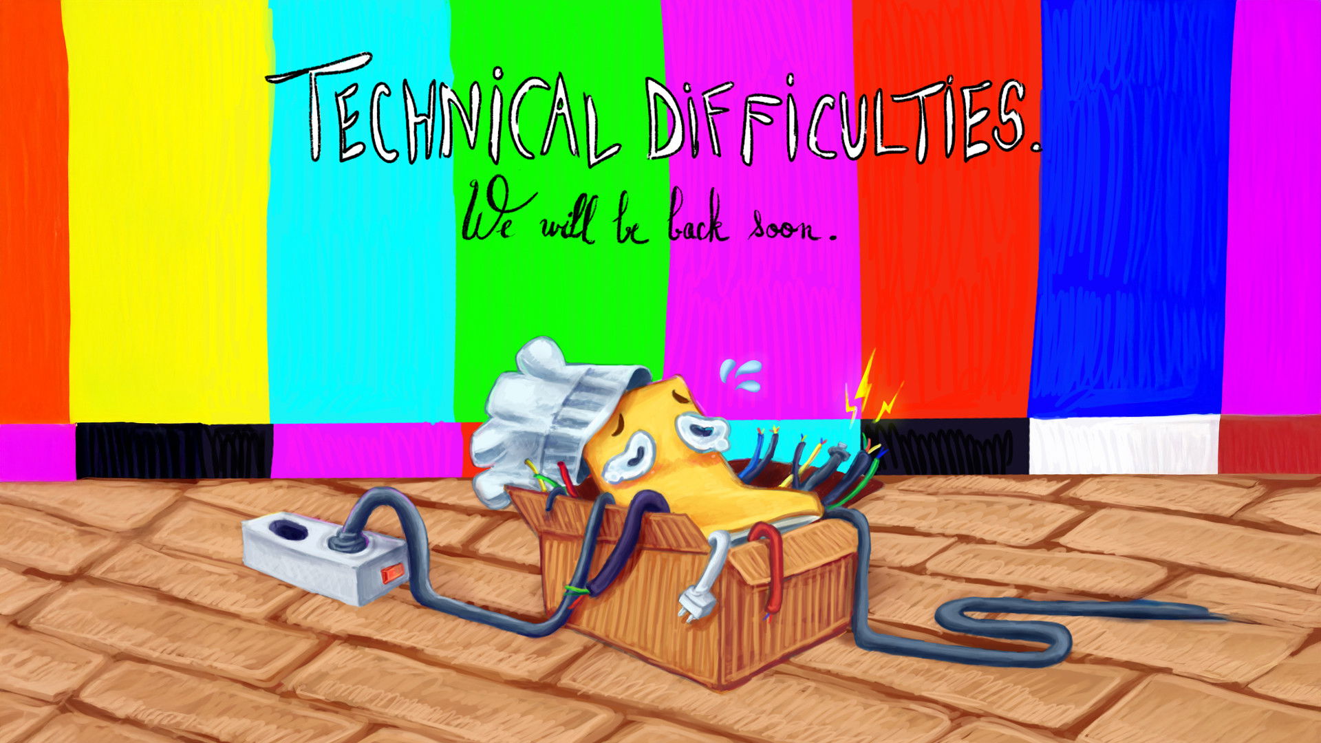 Backdrop for Mr Boots' Last Recipe