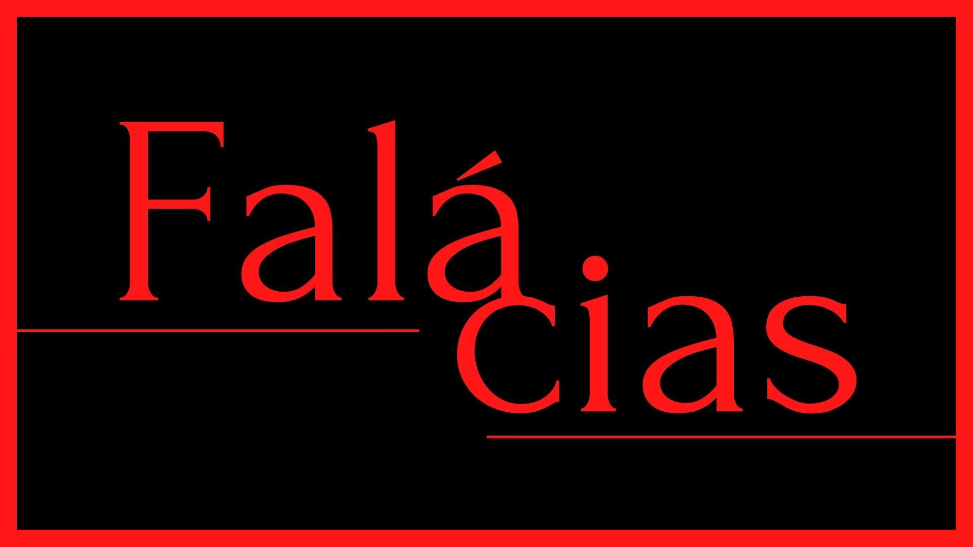 Backdrop for Falácias