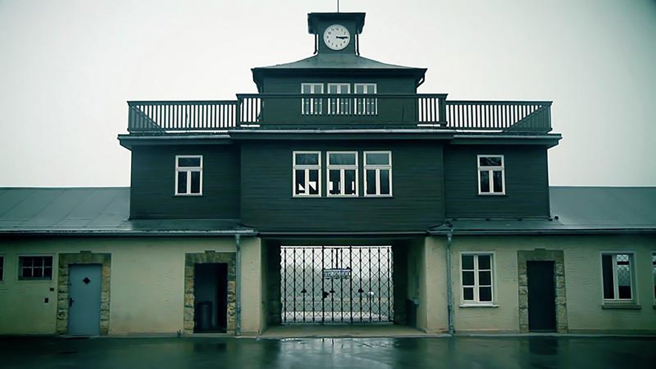 Backdrop for Lost Airmen of Buchenwald