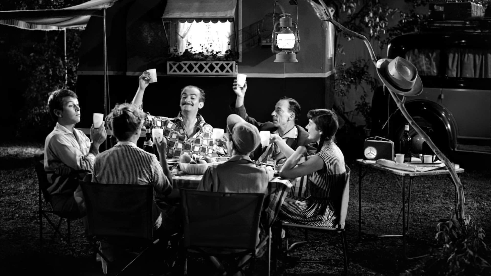 Backdrop for Taxi, Trailer and Bullfight