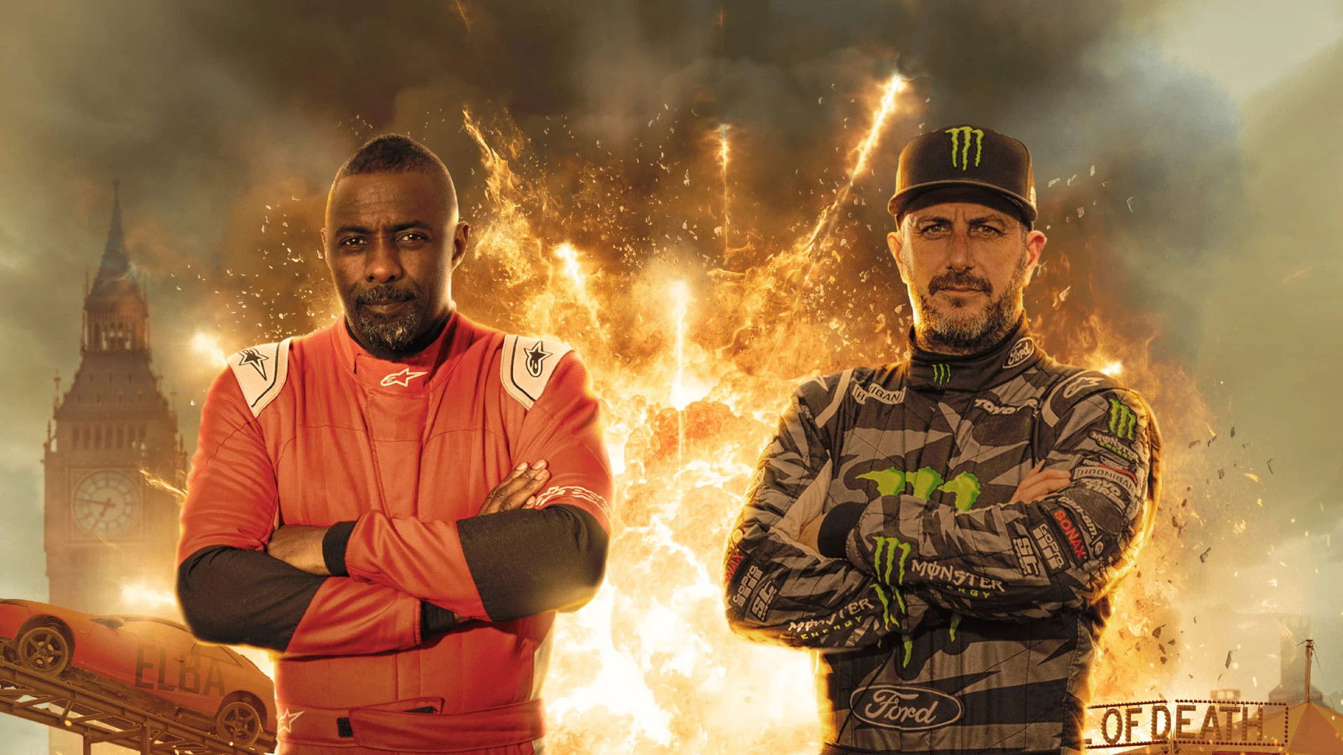 Backdrop for Elba vs. Block