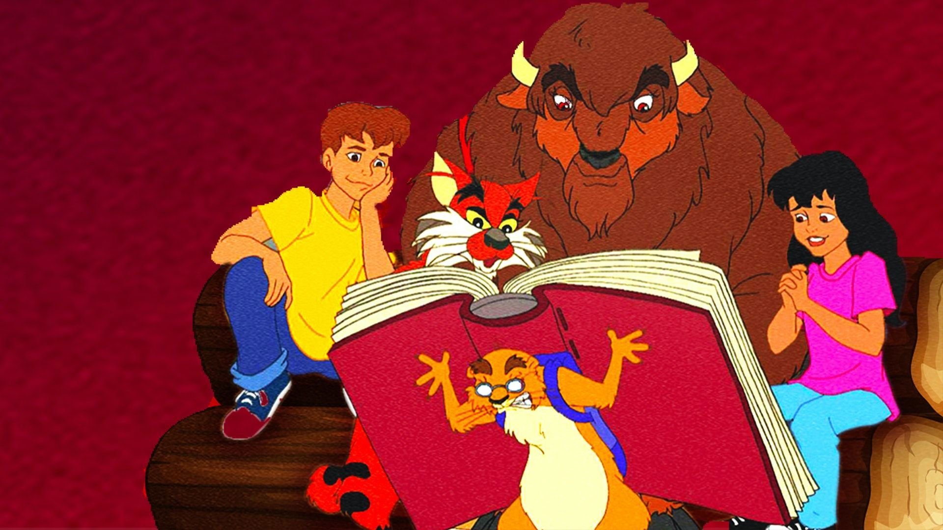 Backdrop for Adventures from the Book of Virtues