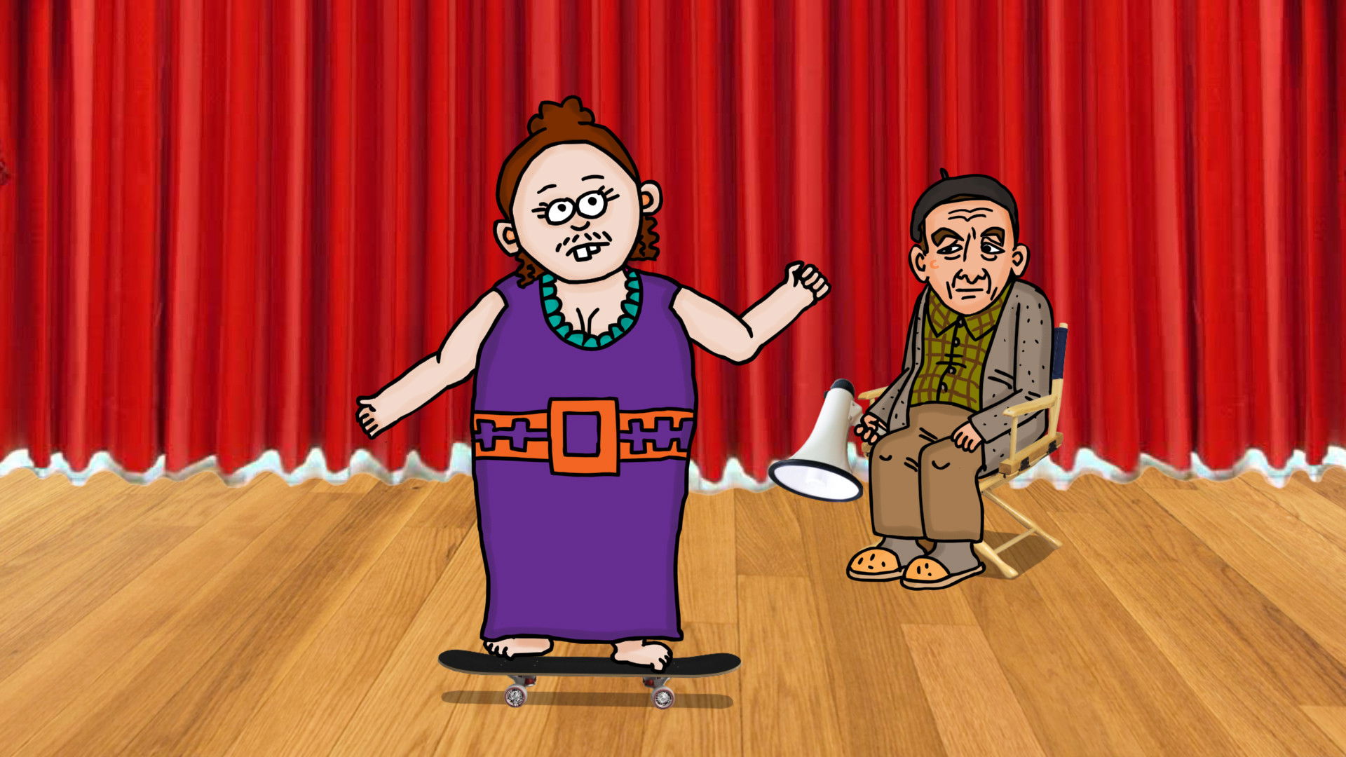 Backdrop for Benny Brun och hans överläppsfjun 2