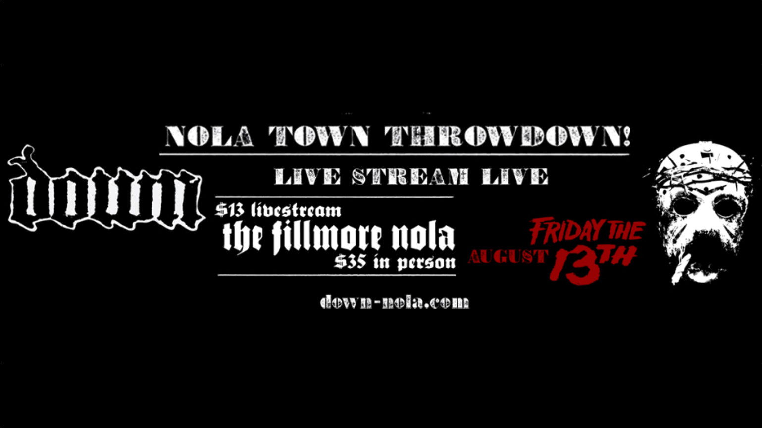 Backdrop for Down - NOLA Town Throwdown Livestream